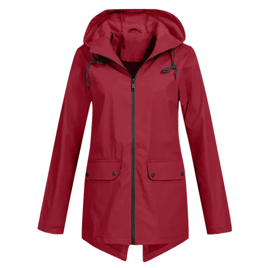 Tamara - manteau imperméable avec fermeture éclair pour femmes