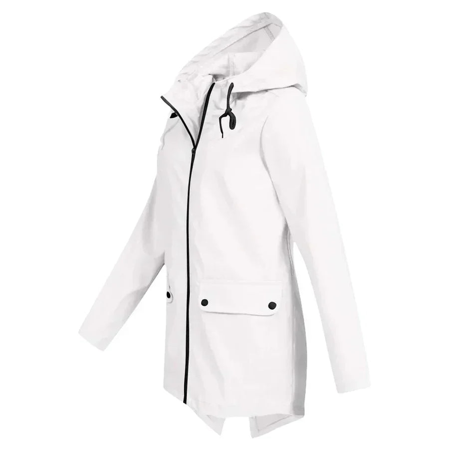 Tamara - manteau imperméable avec fermeture éclair pour femmes