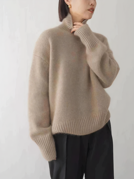 Pull à col roulé en cachemire - Sonja