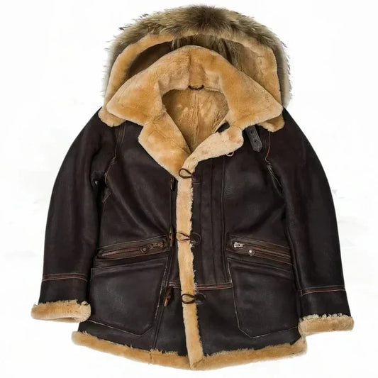 Meino - veste en cuir stylée pour hommes