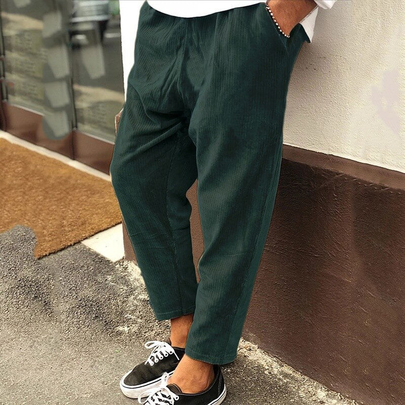 Bene - Pantalons en velours côtelé pour hommes