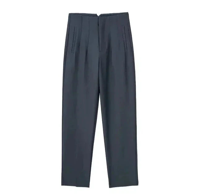 Pantalon formel décontracté taille haute