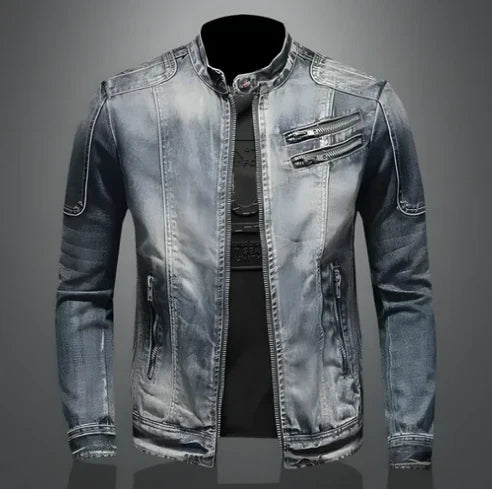 Dwayne - veste en jean zippée pour homme
