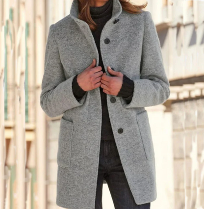 Felicity - un manteau boutonné élégant et confortable