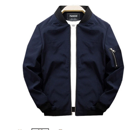 Mesa - Veste d'extérieur pour homme avec fermeture à glissière sur les manches