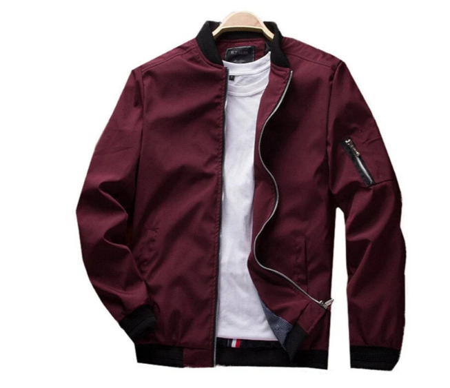 Mesa - Veste d'extérieur pour homme avec fermeture à glissière sur les manches