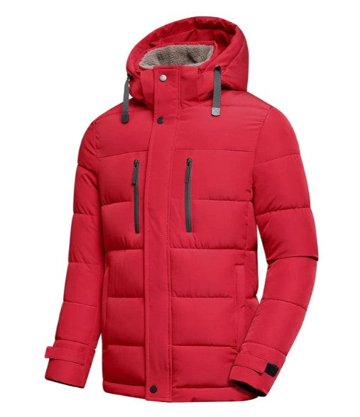 Justin - veste d'hiver pour homme avec capuche amovible
