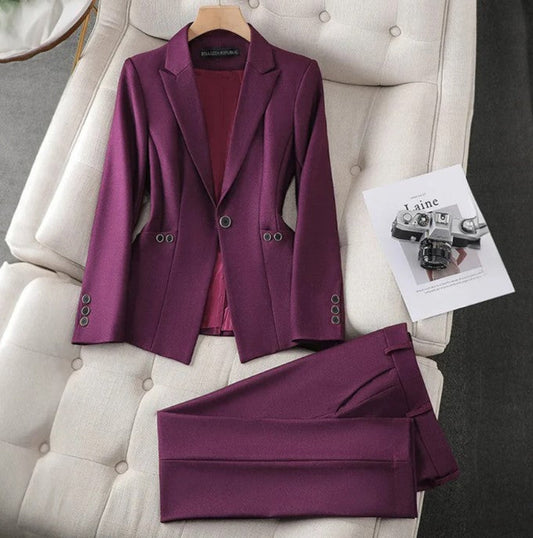 Laura - ensemble élégant blazer et pantalon