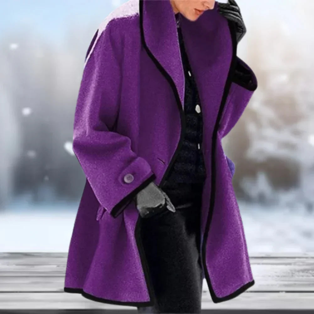 Carmel - manteau de laine rétro