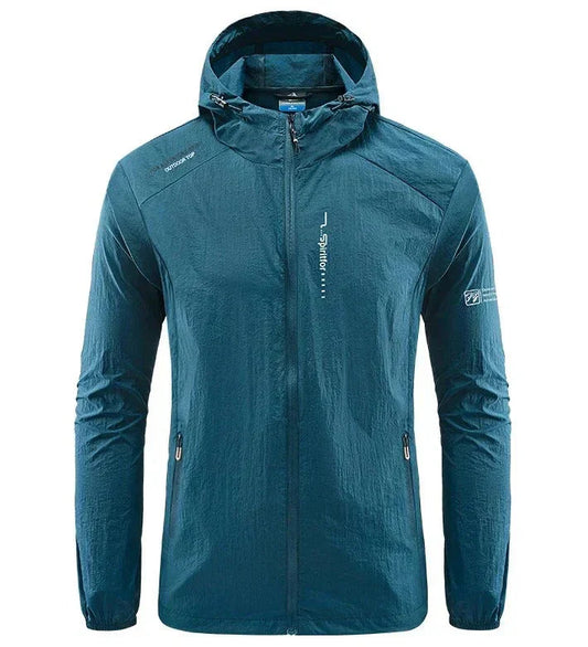 Eugenio - Veste d'été à capuche ultra-légère pour homme, coupe-vent et anti-soleil