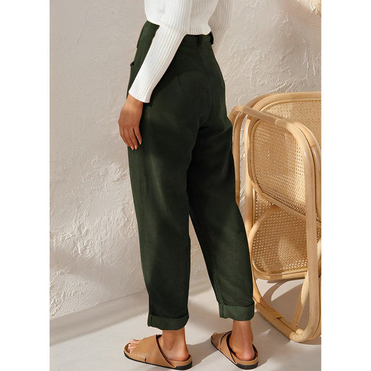 Ingrid - pantalon en velours côtelé tendance