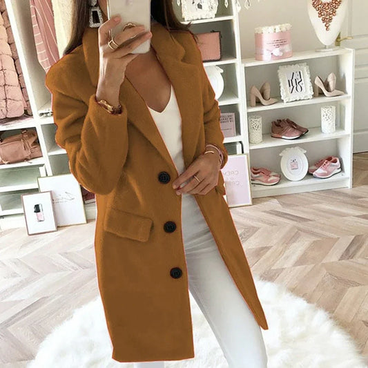 Aurore | manteau blazer long élégant