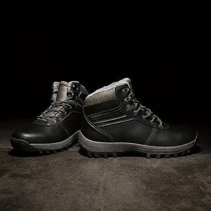 Mesa - bottes d'hiver en cuir vintage pour hommes