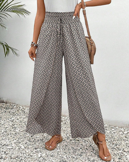 Sapphira | pantalons pour femmes avec impression géométrique