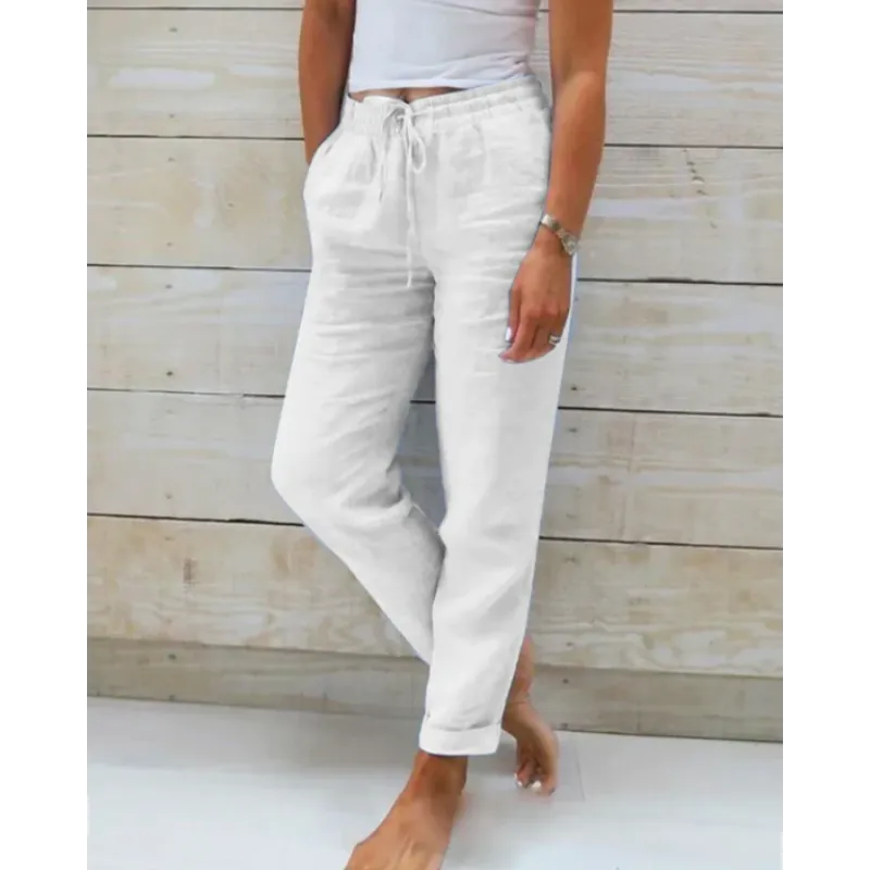 Stacy – pantalon en lin élégant pour femme