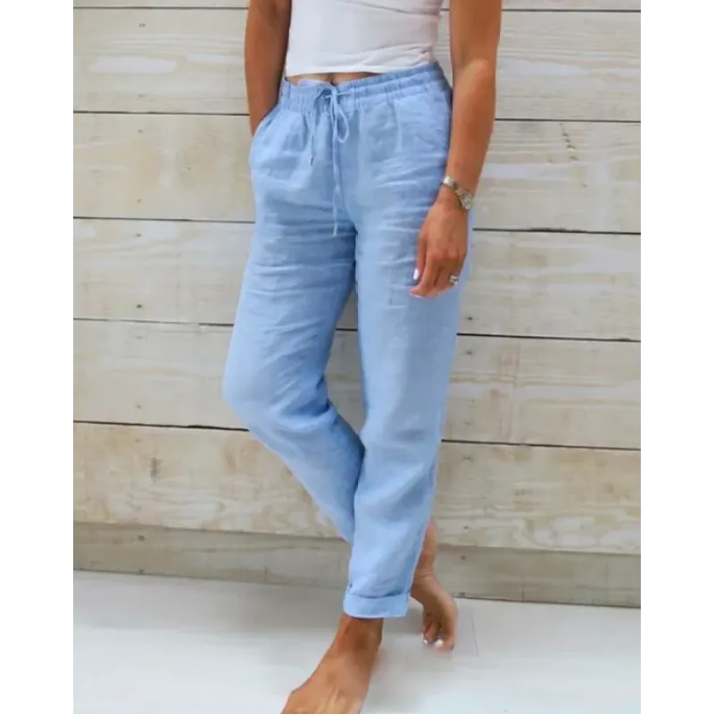 Stacy – pantalon en lin élégant pour femme