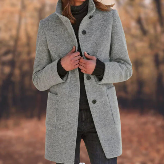 Athéna | manteau femme avec boutons