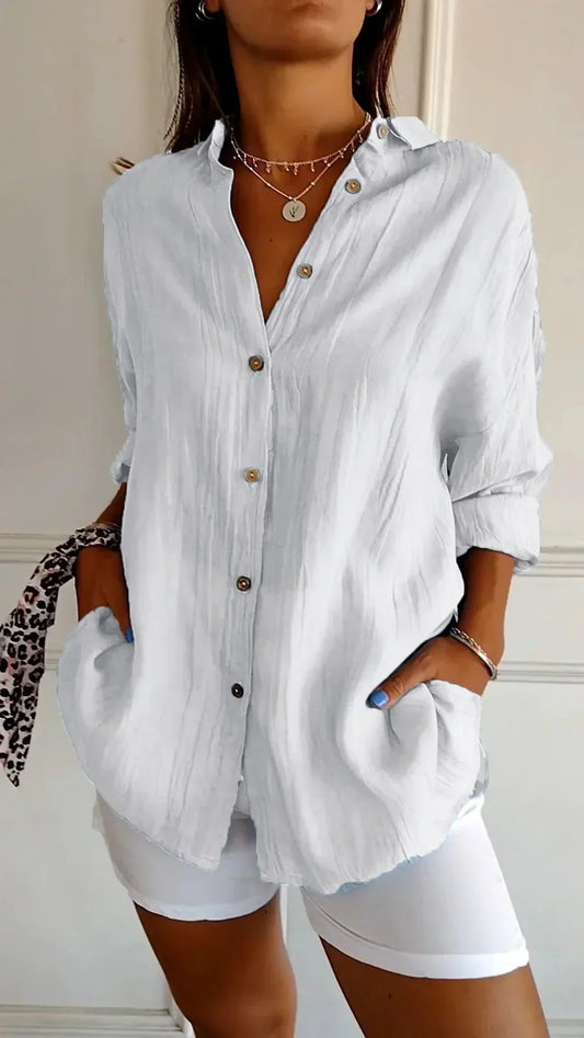 Chemise plissée élégante giana pour femme