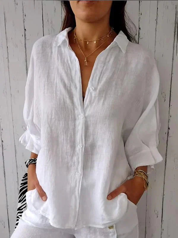 Chemise estivale à nœud