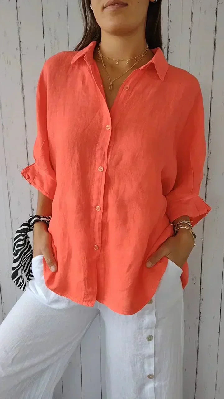 Chemise estivale à nœud